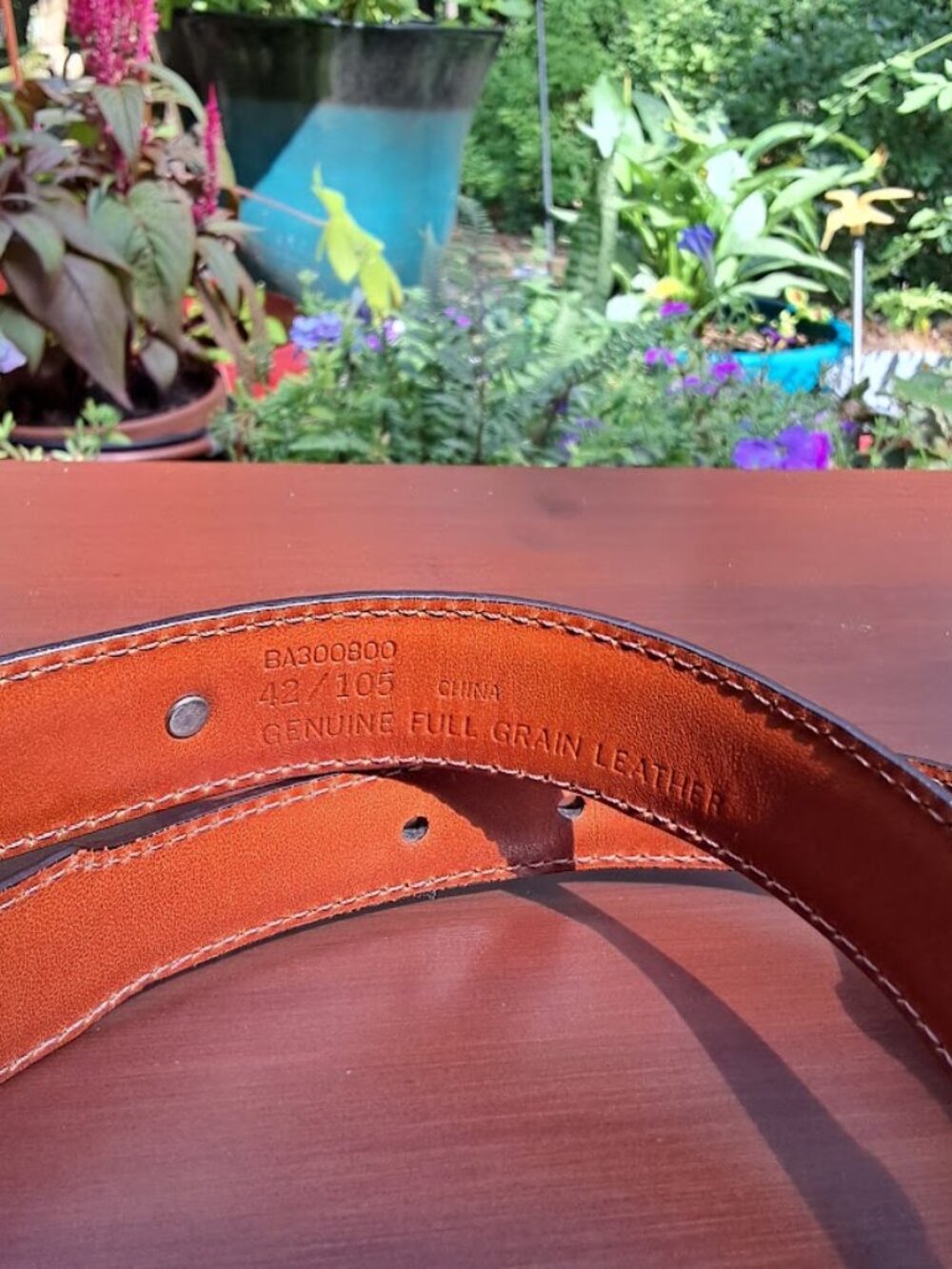 Bill Adler Studio Brown Western Belt Leather Belt Silver Conches Size 42 - Picture 5 of 7